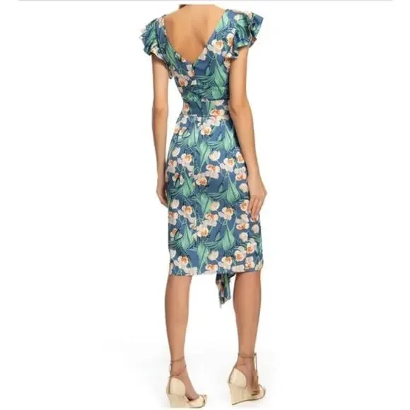 PatBO Floral Belted Midi Dress - Picture 4 of 16